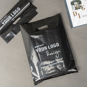 Bolsas de Compra Reutilizables y Reciclables Ecológicas de HDPE con Logotipo Personalizado, Impresión Serigráfica y Asa de Mano para Uso Comercial - Product Image 4