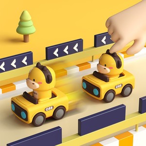 Coche <span class=keywords><strong>de</strong></span> <span class=keywords><strong>juguete</strong></span> <span class=keywords><strong>de</strong></span> dibujos animados transfronterizo, lindo y divertido, con diseño <span class=keywords><strong>de</strong></span> animales, <span class=keywords><strong>de</strong></span> inercia y fricción, para niños - Product Image 4