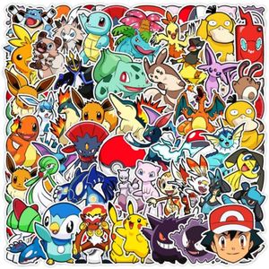 300 Designs 50pcs/set Autocollants Personnalisés Anime Pokemoned Pikachu Eevee Imperméables Autocollants pour Enfants Collection Décoration - Product Image 4