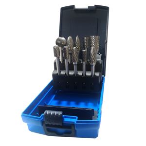 Fragole bava di forma a sfera con forma di sfera con gambo da 1/4 pollici con estremità tagliata in carburo di podologia sbava per pietra - Product Image 1