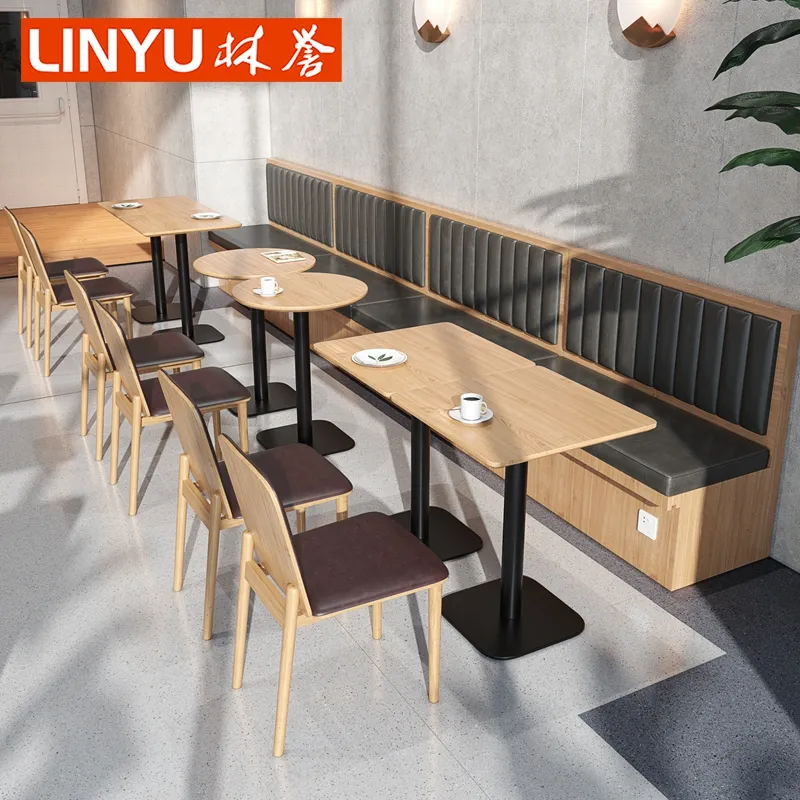 Modern Nordic Plywood Bent Wood Complete Hotel Restaurant Cafe Bar Furniture Chair And Table Sofa With Socket