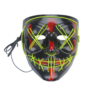 Máscara <span class=keywords><strong>de</strong></span> neón con <span class=keywords><strong>purga</strong></span> Led para Halloween, <span class=keywords><strong>disfraz</strong></span> <span class=keywords><strong>de</strong></span> elección, fiesta <span class=keywords><strong>de</strong></span> Dj, brillante, Punk, a la moda - Product Image 4
