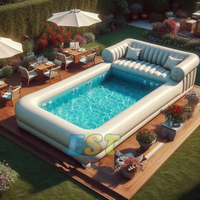 Canapé gonflable géant pour piscine, piscine gonflable intérieure et extérieure pour les sports nautiques