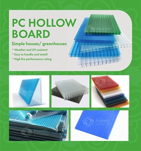 6mm 8mm10mm <span class=keywords><strong>policarbonato</strong></span> Pc hoja hueca hojas de nido de abeja para invernaderos. - Product Image 2
