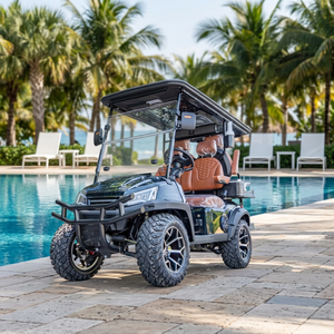 Carrito de Golf de 4 Plazas, Inclinación Máxima del 40%, Distancia al Suelo de 180 mm, Neumáticos Todoterreno de 14 Pulgadas para Uso en Senderos de Montaña, Servicio Personalizado OEM ODM - Product Image 1