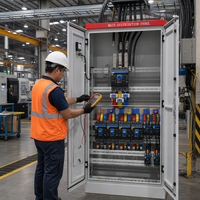 Ensemble complet de matériel électrique 1000A, 380V, triphasé, panneau de distribution d'alimentation principale pour les usines de transformation