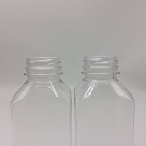 新批发定制透明120毫升250毫升350毫升500毫升1000毫升塑料瓶果汁 - Product Image 5