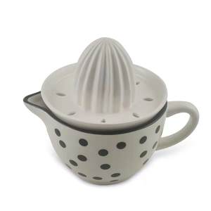 अनुकूलित सिरेमिक हाथ प्रेस फल जूसर सिरेमिक नींबू अर्क थोक स्टोनवेयर नारंगी रस निचोड़ - Product Image 1