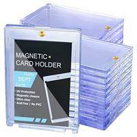 Porte-cartes magnétique, porte-cartes One Touch 35pt pour cartes à collectionner, étui magnétique pour cartes de jeu avec protection UV