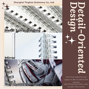 สมุดแพลนเนอร์แบบ Wire-O ขนาด A6 A7 ลายยูโรเปียนคัพ แบบกำหนดเองได้ มี<span class=keywords><strong>เส้น</strong></span>บรรทัด จุด หรือหน้าเปล่า แบบพกพา สำหรับฟุตบอลโลก สมุดโน้ตระดับมืออาชีพ ขายส่ง - Product Image 5