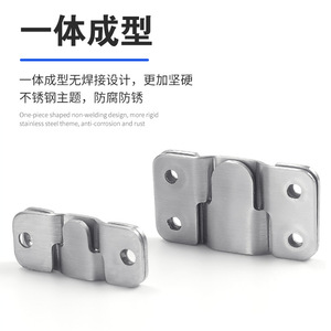 Stainless Steel Wall <b>Clip</b> Mountain Shape Invisible Picture Frame Hanger Home Decor Minimalist Design - Product Image 3