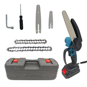 Tronçonneuse sans fil 6 pouces à batterie, mini-machine de découpe de bois à une main, moteur à balais 550W, personnalisable pour le bricolage – Vente chaude - Product Image 4