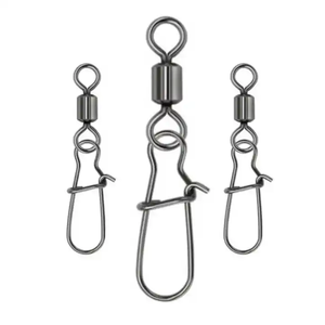 ตัวหมุนตกปลาแบบมีสแนปอย่างดี ตัวเชื่อมสแตนเลส ตะขอเกี่ยวตกปลาทะเล - Product Image 3