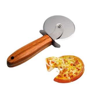 Roulette à pizza pliable en acier inoxydable, trancheur à pâtisserie tranchant et durable, poignée ergonomique, outil de cuisine, boulangerie, pizzeria, pâtisserie - Product Image 2