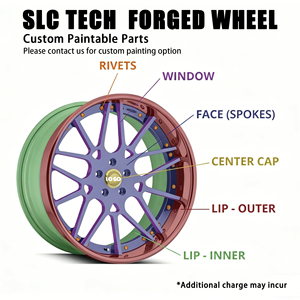 Jantes forgées brossées Forgiato Deep Dish 2 pièces 20 22 24 pouces 5x112/5x120/5x114.3 pour Mercedes BMW Audi Porsche - Product Image 4