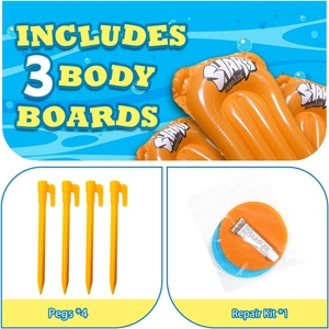 Toboggan aquatique pour enfants et adultes, tapis de jeu aquatique gonflable pour la pelouse, jeux aquatiques d'été en plein air - Product Image 5