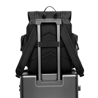 Mochila para Portátil de PU Impermeable para Exteriores, Diseño Nuevo, Ligera, de Alta Calidad, con Logotipo Personalizado
