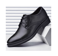 Nouvelles chaussures en cuir pour hommes, chaussures habillées formelles à lacets, chaussures décontractées