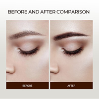 Teinture pour sourcils semi-permanente imperméable sans développement, longue durée 3-7 jours, 10 g, brun noir, cils, ceja, marque privée, Academy de beauté