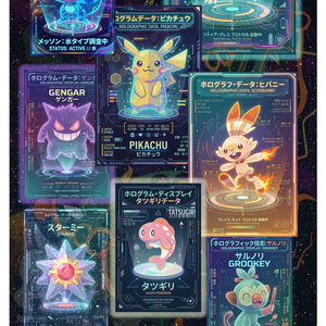 PY Pikachuu Lightning and Thunder ArtBoard Party Limited Blind Box Custom Comic Umbreon Character Pokemoned Card Board Game - Product Image 4