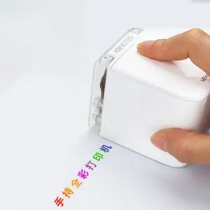 MBrush Mini Portable Color Printer Customized Text Smartphone Wireless Printing Inkjet Printer with Ink Cartridge