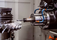 Services de tournage CNC de précision pour pièces en acier inoxydable avec perçage, brochage et usinage