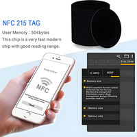 Étiquettes RFID personnalisables Étiquettes NFC vierges 215 Étiquettes autocollantes NFC Étiquettes NFC étanches Carte d'accès compatible NFC