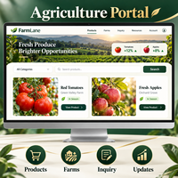 Pengembangan Situs Web Portal Pertanian Terpercaya untuk Web dan Mobile dengan Direktori Produk dan Profil Peternakan