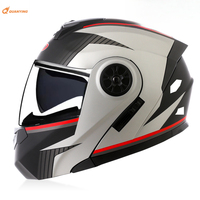 Casques de moto Bailide spécialisés pour l'approvisionnement transfrontalier, casques intégraux à double visière, en matériau ABS avec doublure en coton pour