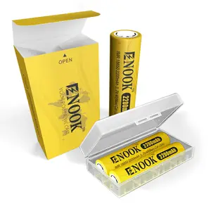 Doublepow Wholesale price 18650 3.7V 2200mah rechargeable battery cell 40A 3.7V mod 18650 yellow li-ion battery