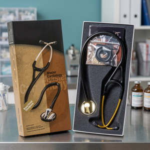 Estetoscopio de Doble Cabeza Master Cardio, Diseño de Cardiología Negro, Examen Médico Físico, Uso en Adultos - Product Image 5