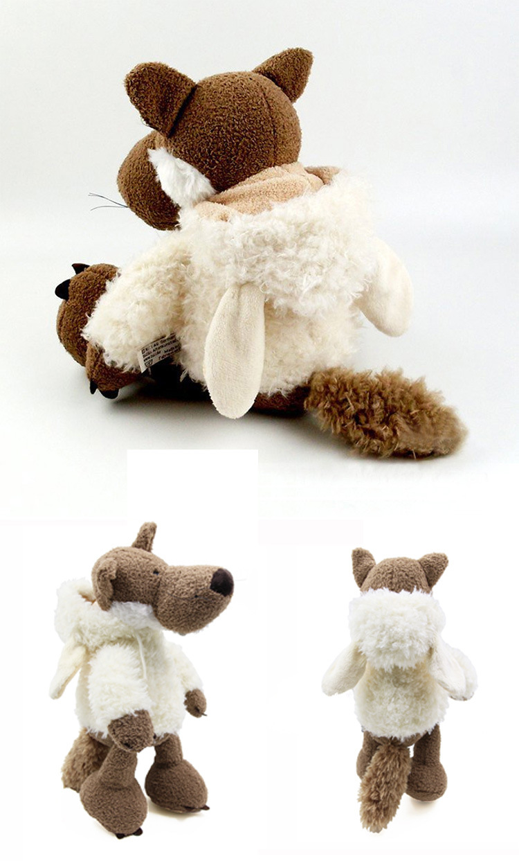 Pecora lupo bianco con granuli