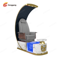 Salon professionnel meubles manucure électrique inclinable pédicure chaise beauté lumière surf pied Spa chaise pédicure Station