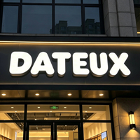 Enseigne commerciale personnalisée en LED 3D étanche |   Enseigne publicitaire extérieure en lettres lumineuses acryliques avec télécommande