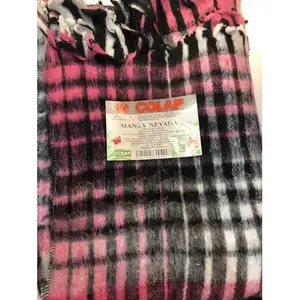 Manta Colap TILMA de 200 cm x 140 cm, Cubrecama de Lana y Microfibra Tejida, Diseño Tradicional Ecológico - Product Image 4