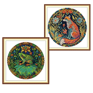 Patrones de Animales Impresos en HD <span class=keywords><strong>para</strong></span> <span class=keywords><strong>Punto</strong></span> de <span class=keywords><strong>Cruz</strong></span>, Decoración del Hogar, Kits de Bordado a Mano, Manualidades, <span class=keywords><strong>Tela</strong></span> Aida Estampada y Contada de 11/14/16CT - Product Image 1