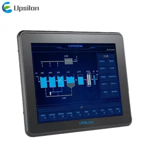 Upsilon inwall 9.7 "tela de toque hmi ethernet rs485 modbus programáveis