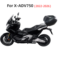 Nouvelle Tendance SPD : Top Case Moto 50L en PP Noir, Grande Capacité, Étanche, Accessoire pour Honda XADV750 (2022-2026)