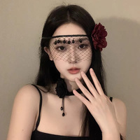 Dropshipping Cadeau HQ Atmosphère Sensation Party Masked Ball Masquerade Costume PropMysterious Half Face Mask Female Gift