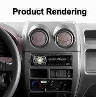 Lecteur MP3 de voiture haute puissance 7388 avec radio FM, écran LCD, double chargement USB et contrôle via application mobile pour usage domestique et professionnel