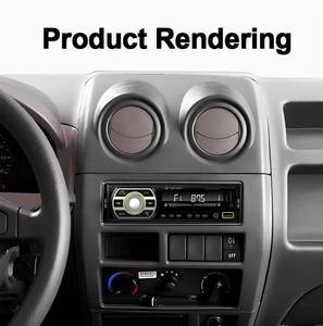 7388 High Power Car MP3 <b>Player</b> FM Radio LCD Screen Dual <b>USB</b> Charging Phone APP Control for Home & Professional Use - Product Image 3