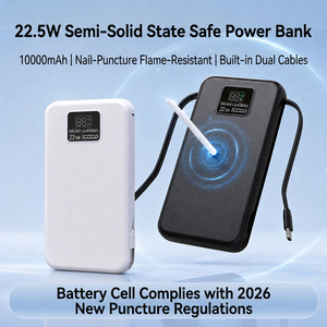 แบตเตอรี่สำรองแบบของเหลว 10000mAh ชาร์จเร็ว พร้อมพอร์ต Type C สำหรับใช้งานกลางแจ้งอย่างปลอดภัย - Product Image 1