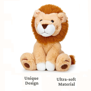 Peluche <span class=keywords><strong>Lion</strong></span> en Peluche |   <span class=keywords><strong>Jouet</strong></span> de jungle doux et câlin pour enfant |   100% polyester |   <span class=keywords><strong>Jouet</strong></span> emballé dans une boîte cadeau |   Fournisseur de jouets en peluche OEM ODM - Product Image 4