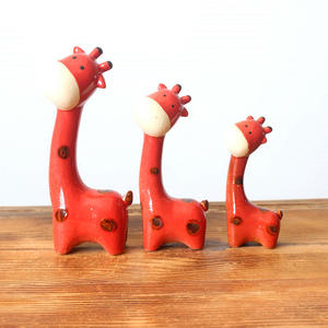 Commercio all'ingrosso ceramica <span class=keywords><strong>natale</strong></span> cervo artigianato europeo cartone animato arredamento glassa forno decorazione 6794 - Product Image 1