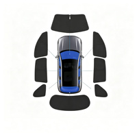 Kit pare-soleil complet pour voiture Jetour T2, rideau de confidentialité, protection solaire, isolation thermique, pare-soleil complet pour voiture