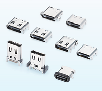 Connecteur de carte Micro SIM de type charnière MUP Top Sale, connecteurs électroniques femelles 8 broches pour traceur GPS