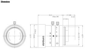 เลนส์ M0828-MPW3 คอมพิวเตอร์และอุปกรณ์แท้ - Product Image 3