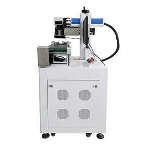 50W CCD tầm nhìn định vị tự động lấy nét 100W sợi <span class=keywords><strong>Laser</strong></span> đánh dấu máy trên dây chuyền sản xuất lắp ráp băng tải - Product Image 5