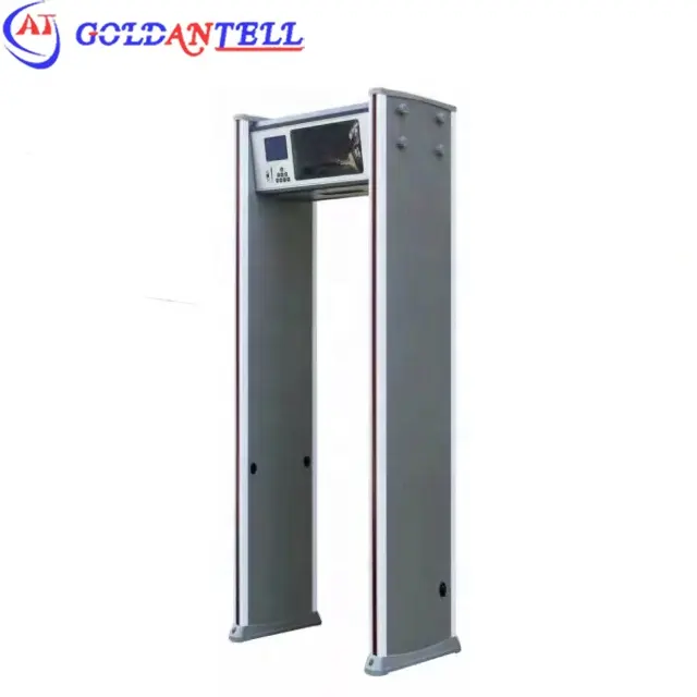 Wholesale walk through metal detector gate door temperature check optional timely alarm system
