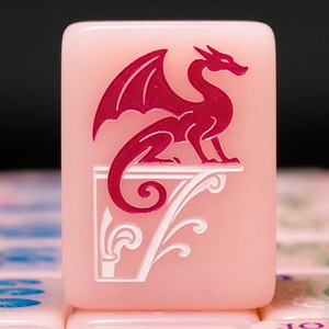 HIMORE Set Personalizzato di 160 Tessere per Mahjong Americano in Acrilico, Lussuoso Set con Incisione a Singolo Strato, Oh My Mahjong - Product Image 6